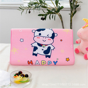 Children's Pillow Cotton Cartoon Baby Pillow Core Latex Pillow Student Youth Cervical Protection Baby Pillow suit