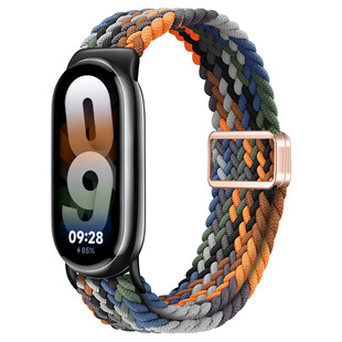 Подходит для Xiaomi браслет 8/9 ремень нейлонового плетеного обратного кольца скольжения магнитная отсосная пряжка Xiaomi браслет 9 ремешок