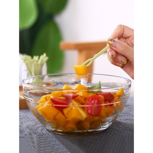 Cartoon animal disposable fruit fork boxed 50 plastic snacks fruit fork color two-tooth cake fork