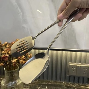 Stainless steel small spatula student dormitory mini stir-fry spatula kitchen cooking pan iron plate small kitchenware spoon