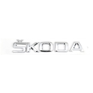 Suitable for SKODA New Supai Blade Leaf Car Logo SUPERB SKODA Series Letter Car Sticker