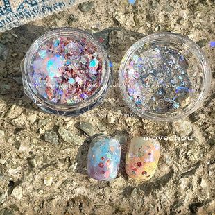 Han Feng Ins Short Nail Art Stickers Variety kitty Summer New Fish Graffiti Fantasy Crayon Hand-painted Stickers