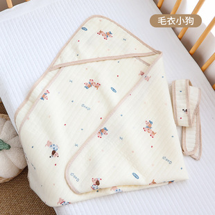 Baby quilt type a four-season multi-use air cotton baby swaddling bag soft breathable newborn bag