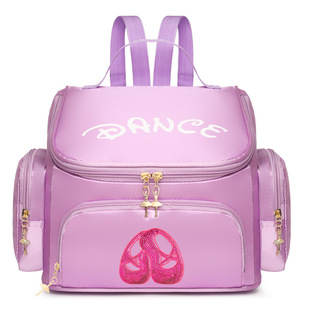 Dance Bag Children's Shoulder Dance Backpack Latin Ballet Bag Printable Girl Student Dance Bag Internet Popular