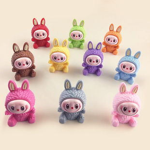 Glossy Fabric 3D Doll DIY Accessory Car Desktop Ornament Blind Bag Wholesale