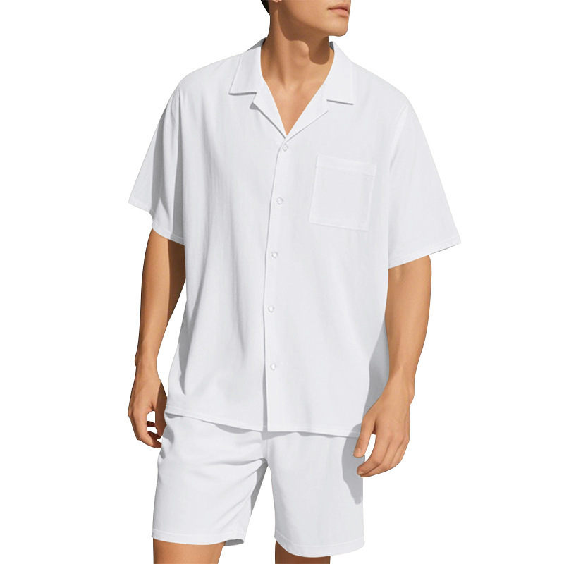 Erkak summer choʻpon to'plami - erkin qavartoq short bilan
