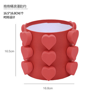 Tanabata New Valentine's Day Romantic Arrival Flowers Hugging Bucket Rose Bouquet Flower Arranging Bucket Floriculture DIY Flower Bucket