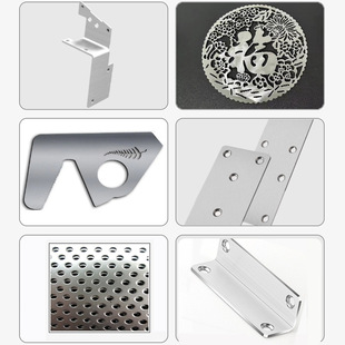 Laser cutting of stainless steel plate processing hardware stamping metal in our factory (refund is not supported after ordering