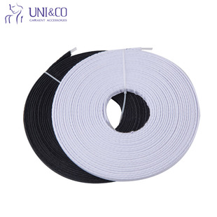 Shaping clothing fishbone black cloth wedding dress styling PP cloth bag glue bone sample 12mm wide