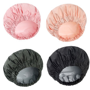 Summer Amazon Single Layer Waterproof Shower Cap Hair Care Shower Cap Long Hair Women Baking Hair Hat Shower Cap