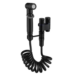 Toilet companion spray gun flush valve one-in two-out faucet angle valve with water gun high-pressure toilet sanitary washer
