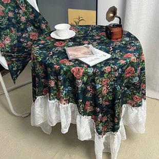 Рококо Анна поместье столешница ткани скандинавский ретро чайный столик столик шкаф крышка полотенце прямоугольная скатерть