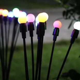 LED Solar Firefly Light Garden Light Outdoor Waterproof Lawn Light Garden Ambience Decoration Landscape Floor Insert Light