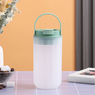 Milk Cup with Scale Handheld Cup Household Children's Microwave Heating Breakfast Cup Portable Water Cup for Women Office