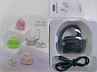 Новая OWS прозрачная складская Bluetooth-гарнитура большой мощности Беспроводная TWS Спортивная Bluetooth-гарнитура сверхдлительное время автономной работы