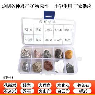 Rock Specimens and Ore Specimens in the Second Book of the Fourth Grade of Primary School Science