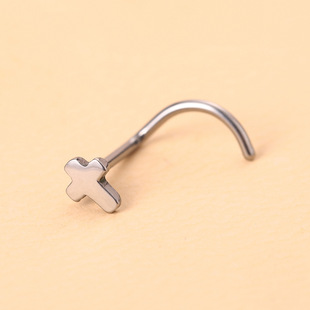 G23 titanium alloy puncture female nose L nail lip nail jewelry European and American fashion F136 ear studs nose accessories lip accessories wholesale direct sales
