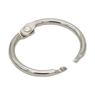 DIY nickel-plated metal clamp ring spot stationery accessories iron ring loose-leaf buckle cross-border for notebook binding ring