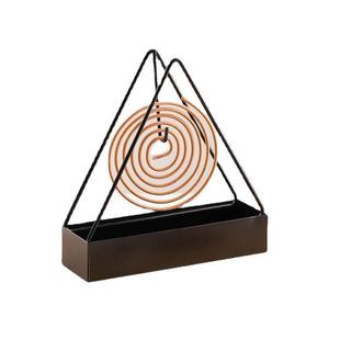 New triangular mosquito-repellent incense rack can be hung wrought iron mosquito-repellent incense rack creative home incense triangle hanging tray mosquito-repellent incense burner