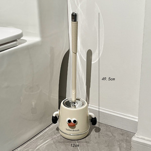 Cute Toilet Brush Household Bathroom Long Handle Brush with Base suit No Dead Angle Brush Cleaning Dredge Artifact