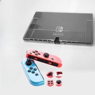 Nintendo game console switch oled tpu protective case soft split transparent protective case Factory Direct Sales