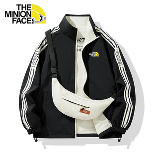 Cross-Border Spring New Fashion Printed Double-Sided Comfortable and Versatile Jacket Men's Casual Couple Trendy Brand Tops