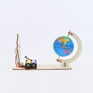 Day and Night alternate demonstration diy handmade technology small production primary school student celestial cognitive science experiment teaching aids materials