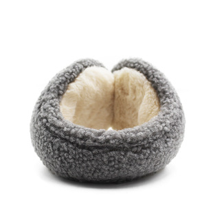 Autumn and winter warm earmuffs men's and women's antifreeze earmuffs lamb fleece plus velvet after wearing ear cover foldable plush ear warming