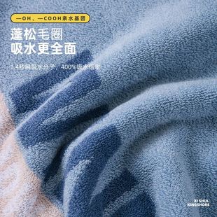Gold Towel Pure Cotton Antibacterial Thickeneded Sports Towel Pure Cotton Extended Bath Running Fitness Yoga Sweat-Absorbent Towel