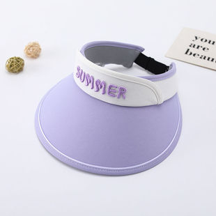 Children's Sunscreen Hat Big Hat with Fan Empty Top Hat Anti-ultraviolet Sun Shading Hat for Boys and Girls Summer Sun Hat