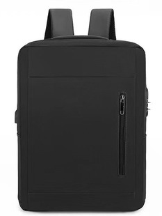 Business Backpack Large Capacity Men's Backpack Expanding Travel Backpack Duffel Bag 17 Inch Computer Bag
