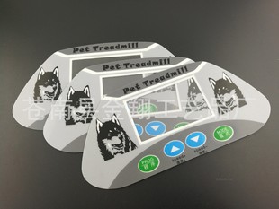 PVC/PC/PET Film Surface Sticker Switch Electrical Remote Control Panel Button Sticker Self-adhesive Label Label