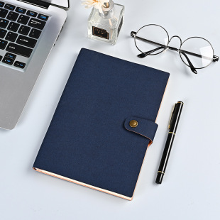 A5 notebook business cloth pattern notepad Tower buckle simple hand book loose-leaf book gift box suit production LOGO