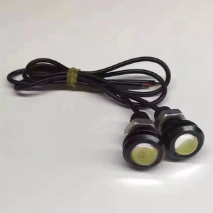 Car LED light 18MM Eagle Eye Light 9W ultra-thin rogue screw counterattack reversing light super waterproof car light