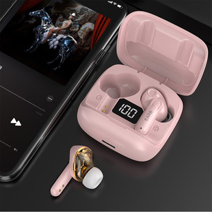 Истинный двойной динамический цифровой дисплей стерео беспроводной TWS Bluetooth наушники-вкладыши для мобильных телефонов Универсальные наушники