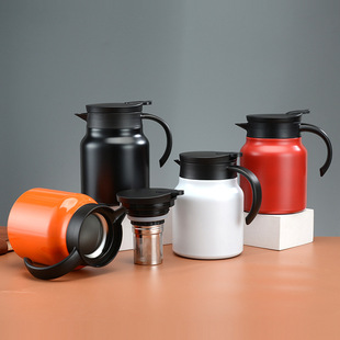 316 Stainless Steel Stewed Teapot Household Large-Capacity Tea Water Separation Insulation Pot Commercial Portable Teapot Gift Pot