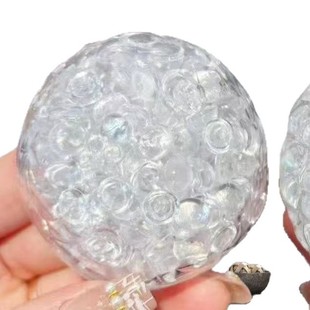 White Moonlight Noisy Ball Pinch Music Decompression Toy Hand-made Ball Bead String Decompression Creative Internet Celebrant Noisy Ball Small Toy