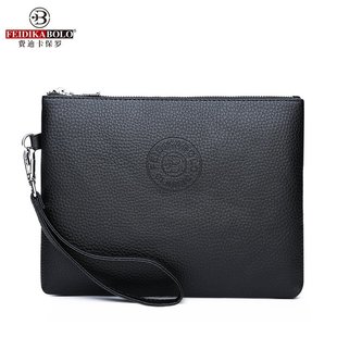 Men's Handbag New Fashion Wallet Korean Style Business Handbag Casual PU Leather Large Capacity Clutch Bag