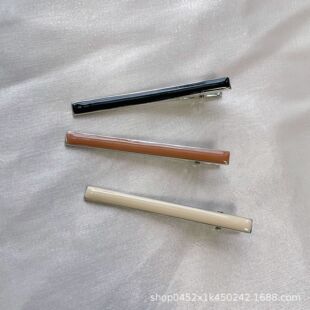 New Simple Drop Oil Hairpin Hairpin Headwear One-character Clip Bangs Duckbill Clip Adult All-match Side Clip Jewelry