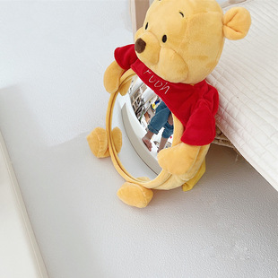 Автомобильное детское сиденье безопасное зеркало Pooh bear с защитой от падения акриловое детское зеркало для просмотра детское автомобильное зеркало заднего вида