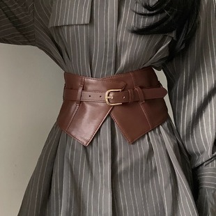 Wide Waist Belt Women's 2025 New Belt High-end Decorative dress Suit Jacket Sweater Coat