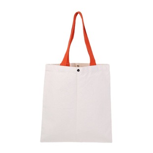 Printed Fashion student portable canvas bag enterprise advertising shopping cotton bag hand carrying snap storage bag
