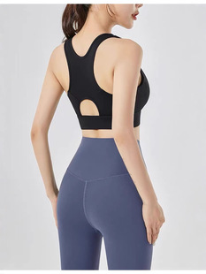 Spring and Summer 2025 New Alo Three-color Chest Pad One-piece Zipper Yoga Vest Bra Running Vest