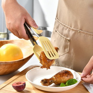 Silicone tripod food clip steak clip food clip outdoor barbecue clip bread anti-scalding barbecue clip buffet clip