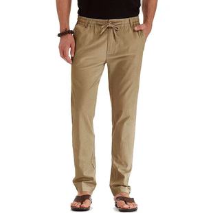 Foreign Trade Men's Casual Pants Men's Trendy Business Casual Pants Spring and Autumn New Comfortable Straight Solid Color Casual Pants