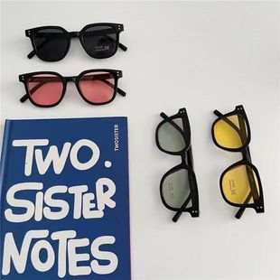 Ins Korean Style Children's Sunglasses Boys and Girls All-Match Personalized Trendy Color Glasses Small Face Baby's Concave Sunglasses
