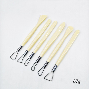 Wholesale pottery clay plastic 10-piece set of art supplies sculpture modeling tools manufacturers soft pottery pottery tools