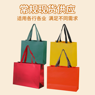FSC certified kraft paper bag clothing handbag blank gift bag factory wholesale in stock printable