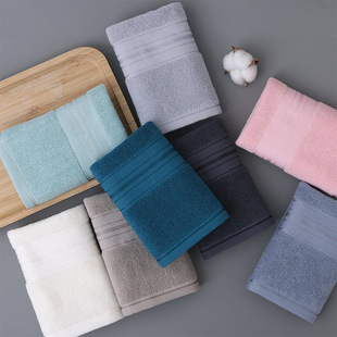 Pure Cotton Class A Cotton Square Towel Wholesale Thickened Soft Household Plain Cotton Towel Children's Face Towel Kindergarten
