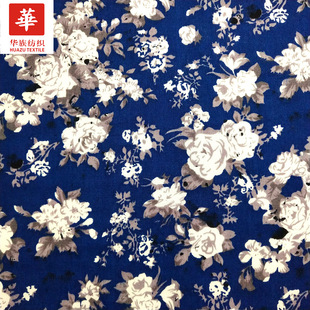 Supply a variety of cotton printed small floral roses men's children's clothing tie shoes and hats fabric spot wholesale